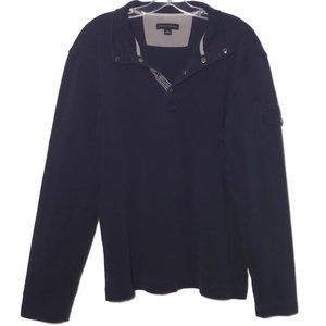 Banana Republic Men's Long Sleeve Blue Size Large